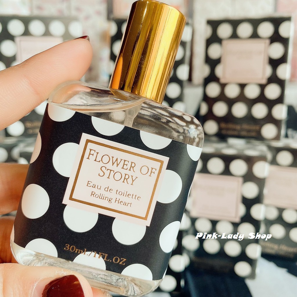Nước Hoa Toàn Thân Mùi Rolling Heart 30ml/Chai Hương Hoa Nồng Nàn
