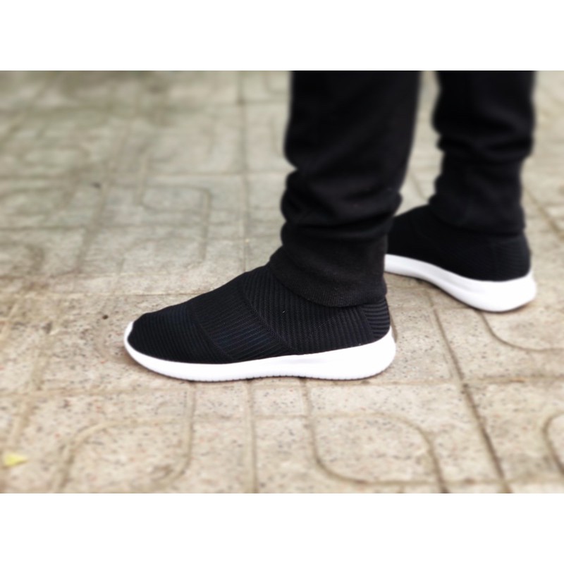 Giầy thể thao Sneakerap NMD CS1 black/white ráp đế