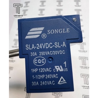 Relay song le 24vdc 30a 24v 4 chân