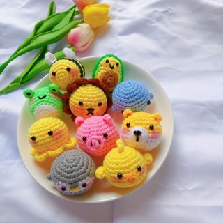 [Handmade] Móc khóa len, móc khóa hình thú dễ thương