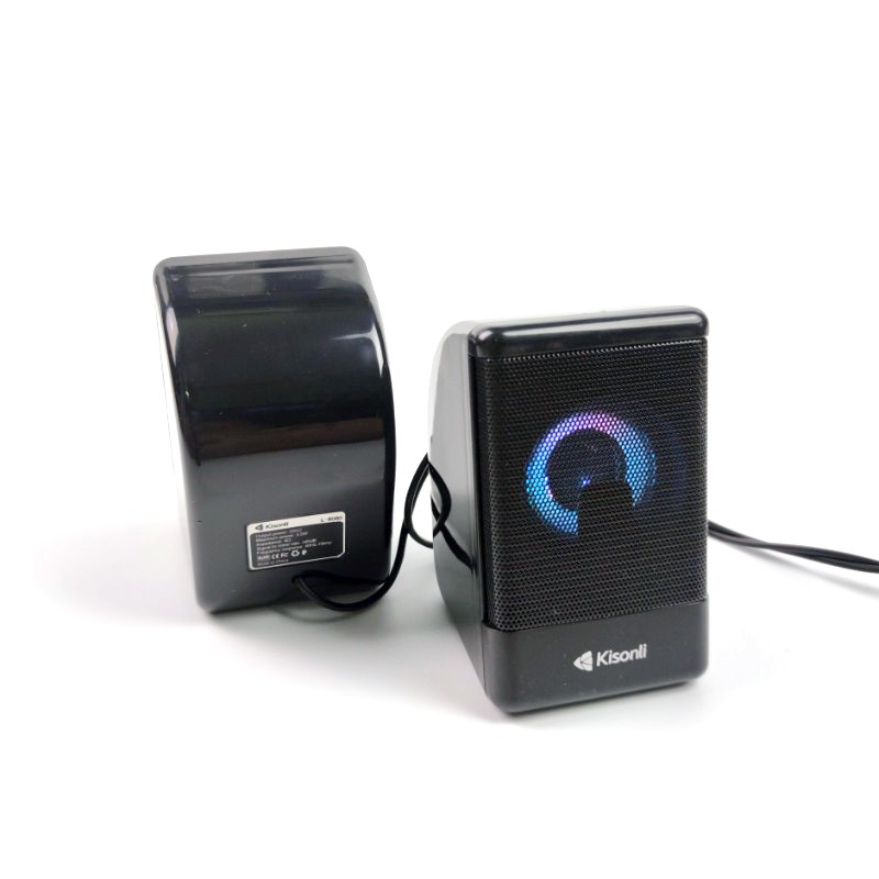 Loa vi tính 2.0 Kisonli L-8080 led RGB chuyên nhạc và game  Nhất Tín Computer