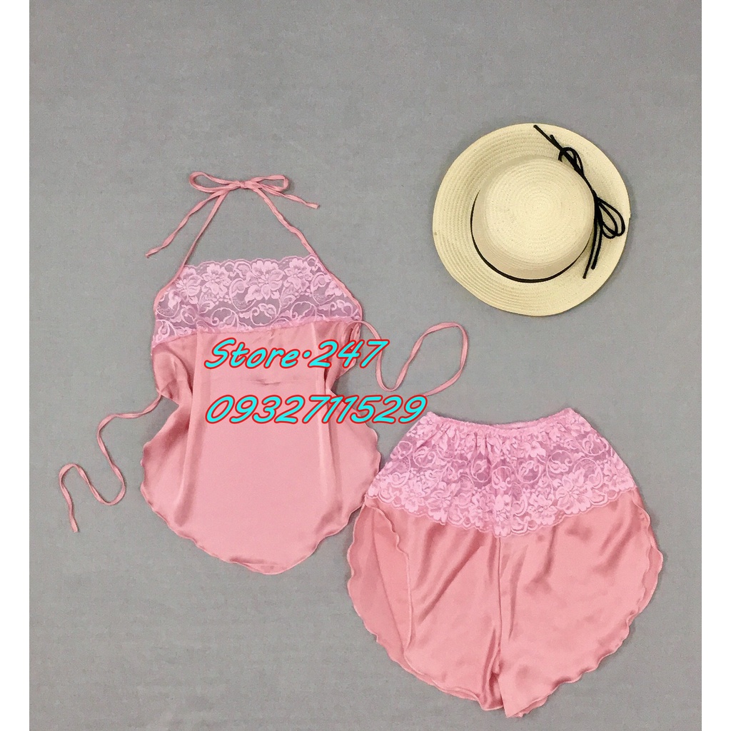 (40KG - 55KG) BỘ YẾM SATIN SIÊU SEXY CỘT NƠ, VẢI SATIN MỊN MÁT MẶC NHƯ KHÔNG MẶC - HÀNG NHÀ MAY BAO ĐẸP | BigBuy360 - bigbuy360.vn