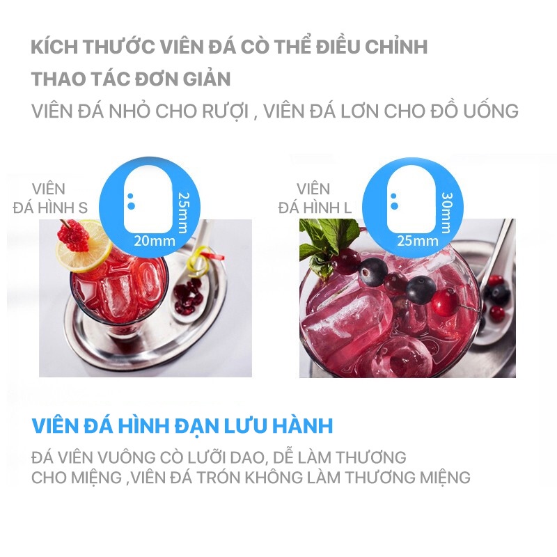 Máy làm đá viên Xiaomi Hicon HZB-16AL Công suất mạnh mẽ đá viên thời gian nhanh chóng