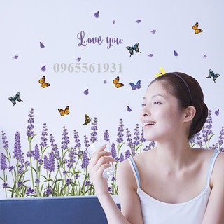 Decal hoa Lavander SK7038