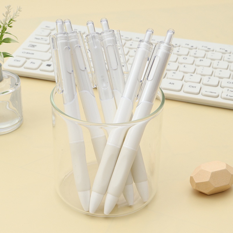 Bút Bi Mực Đen Ngòi 0.5mm Thiết Kế Đơn Giản