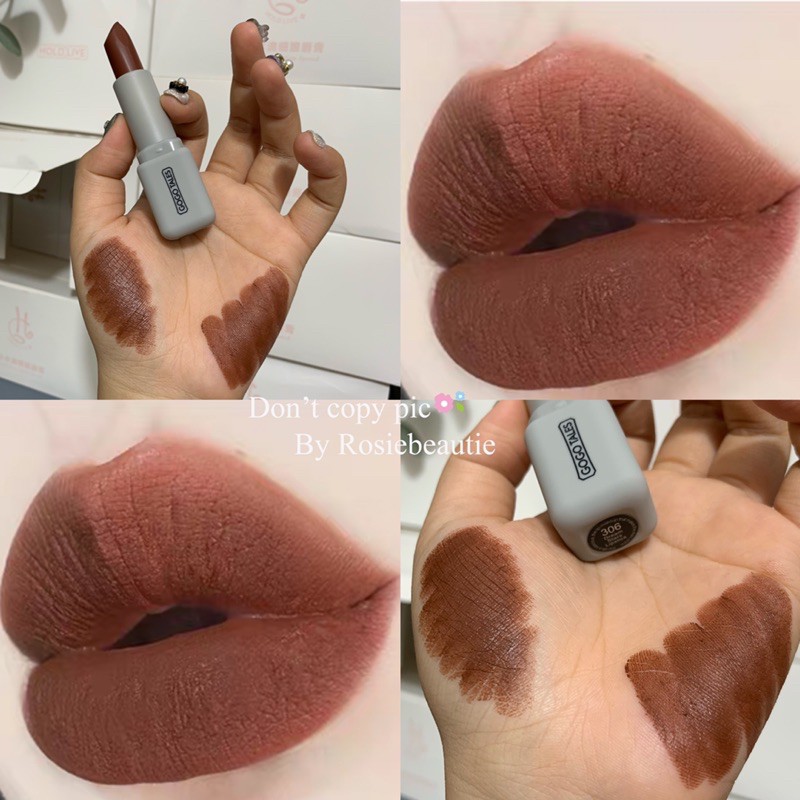 Son thỏi GOGOTALES xám 306