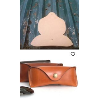 Rập bao da mắt kính, dụng cụ làm đồ da, glasses case pattern