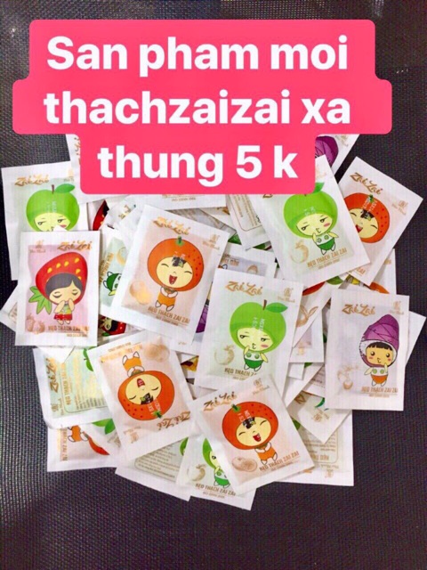 [Mã 156FMCGSALE hoàn 8% đơn 500K] 1kg THẠCH ZAI ZAI 64 GIÓI NHỎ ĐỦ 5 VỊ | BigBuy360 - bigbuy360.vn