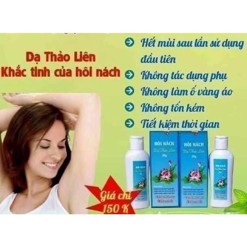 Bột hôi nách Dạ Thảo Liên đánh bay mùi hôi ,nách khô thoáng