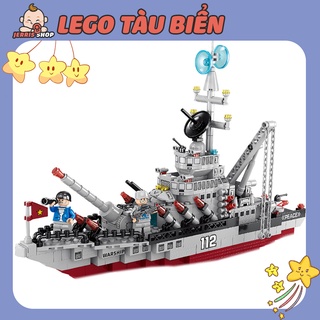 Bộ đồ chơi lego lắp ghép xếp hình tàu biển