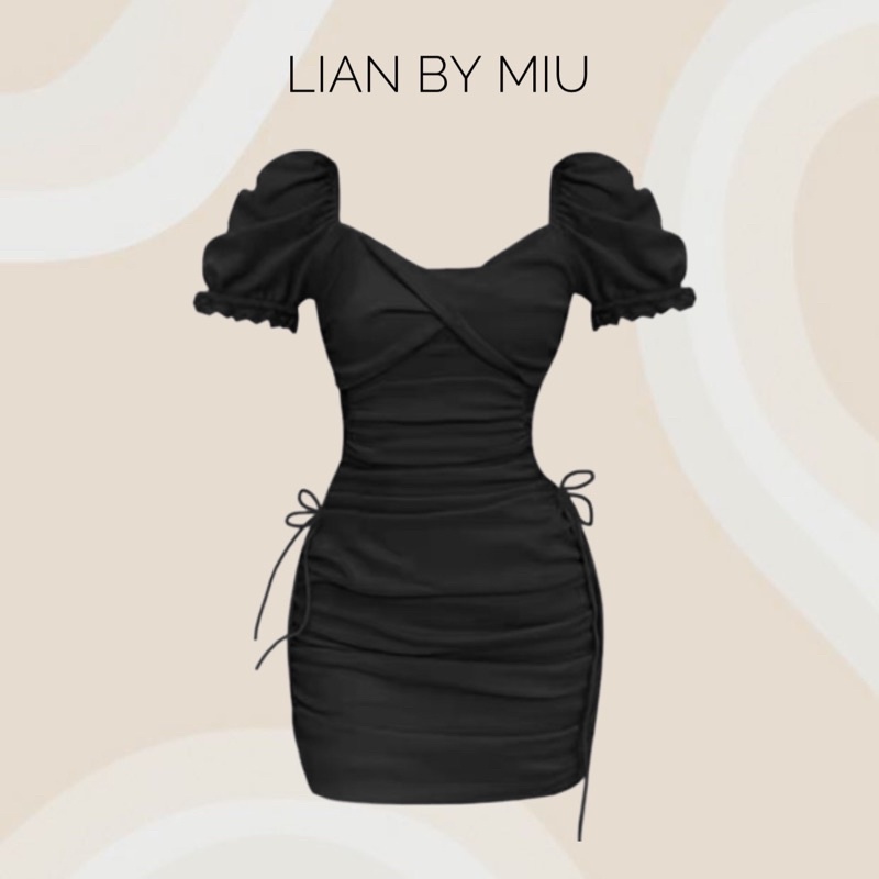 Váy ôm body xoắn ngực đan eo