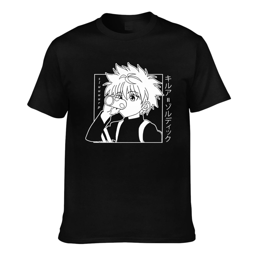 Hunter X Hunter Killua Zoldyck Anime Manga Áo thun nam tay ngắn