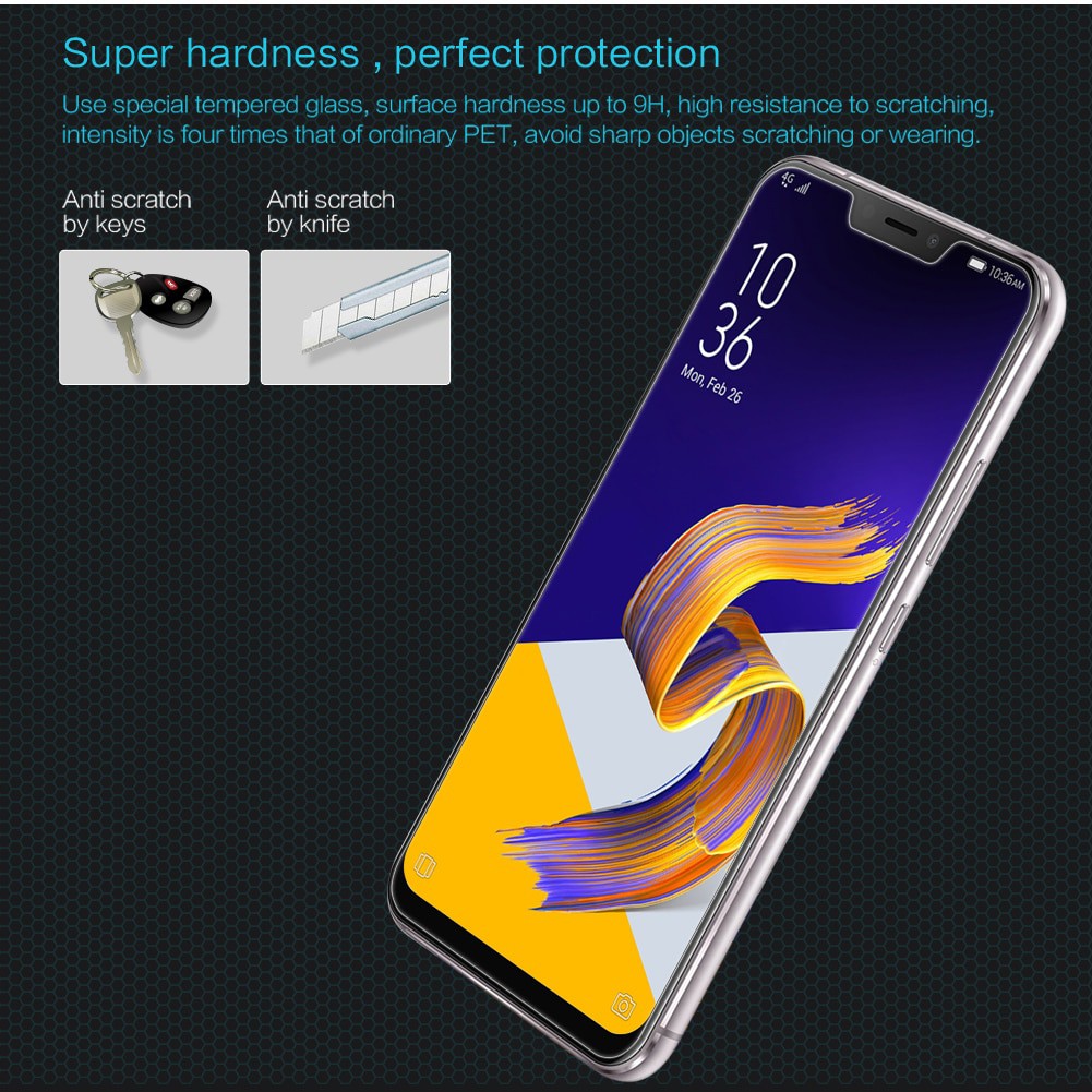 Kính CL Asus Zenfone 5/ 5Z 2018 ZE620KL Cường Lực 2.5D Không FULL, 9H-0.26mm
