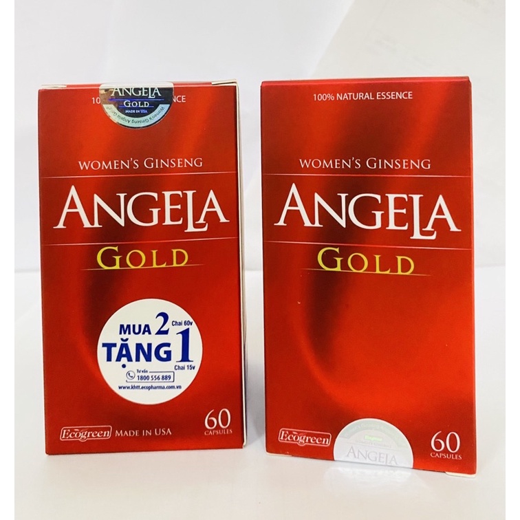 Sâm Angela Gold hộp 60 viên có tem tích điểm