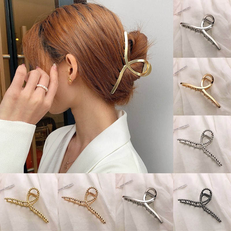 Kẹp Tóc Hợp Kim Kiểu Dáng Dễ Thương Phong Cách Hàn Quốc Cho Nữ