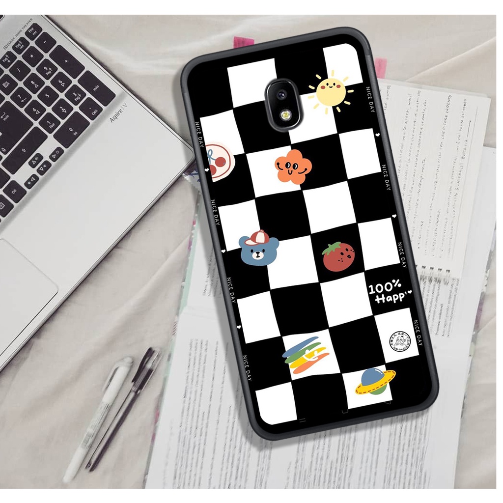 Ốp Lưng Samsung J3 PRO - J5 PRO - J7 PRO - J7 PLUS  , In Hình &quot;Black Heart&quot; Phong Cách Đẹp.