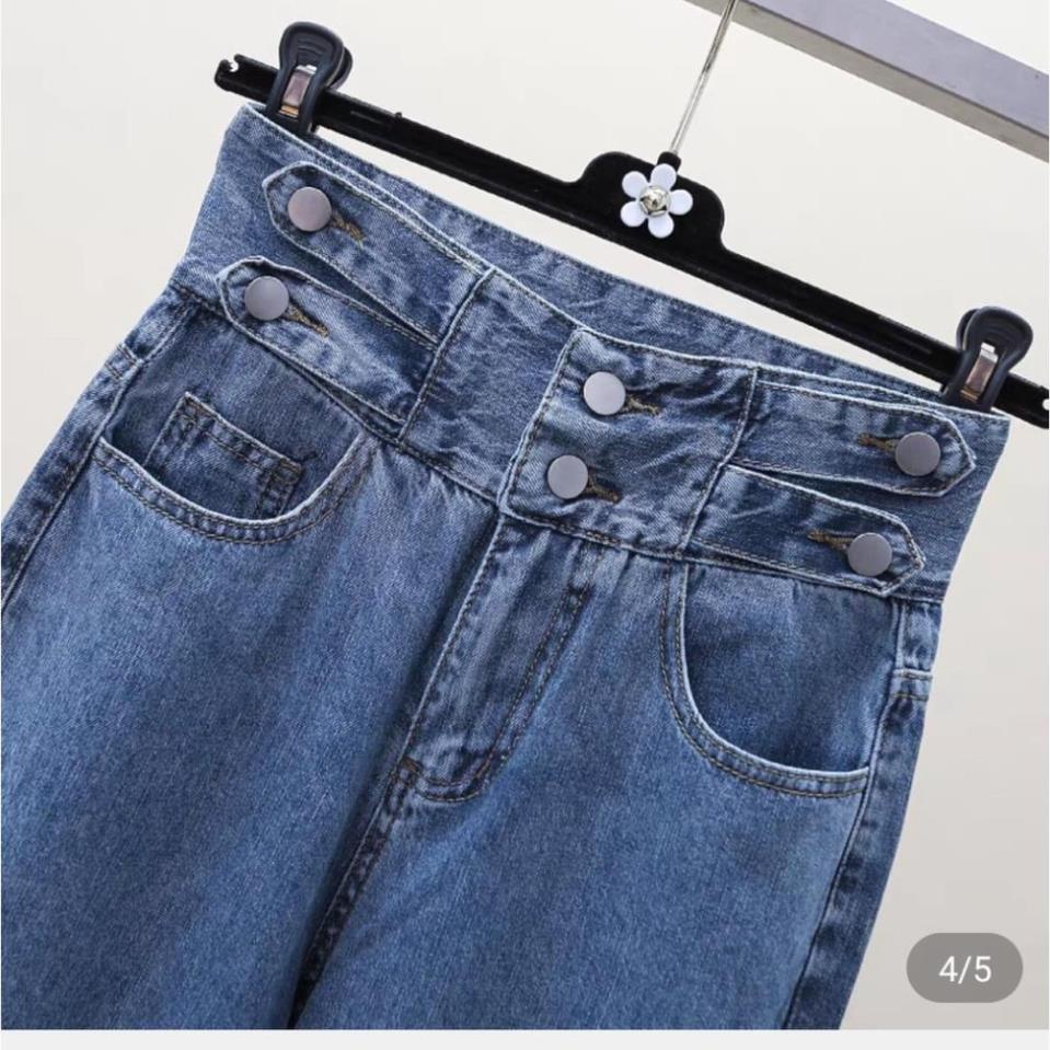 Quần bò baggy nữ quần jean baggy nữ quần jeans nữ cạp cao 3 size S M L hot 2022 SKShop22