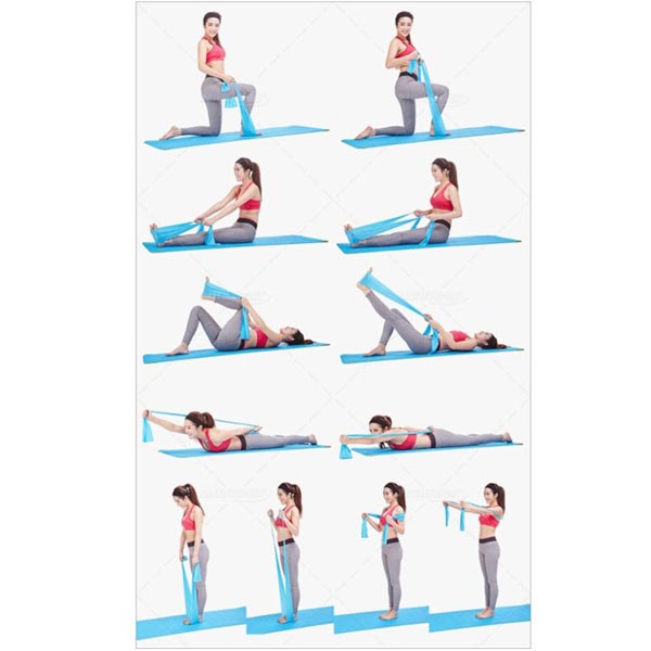 Dây thun tập yoga LK221 (Nhiều màu)