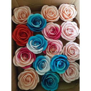 Đầu hoa hồng giấy mỹ thuật (inbox chọn màu)