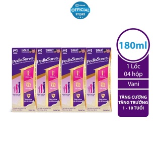 Sửa bột pha sẵn pediasure (180ml 4 hộp)