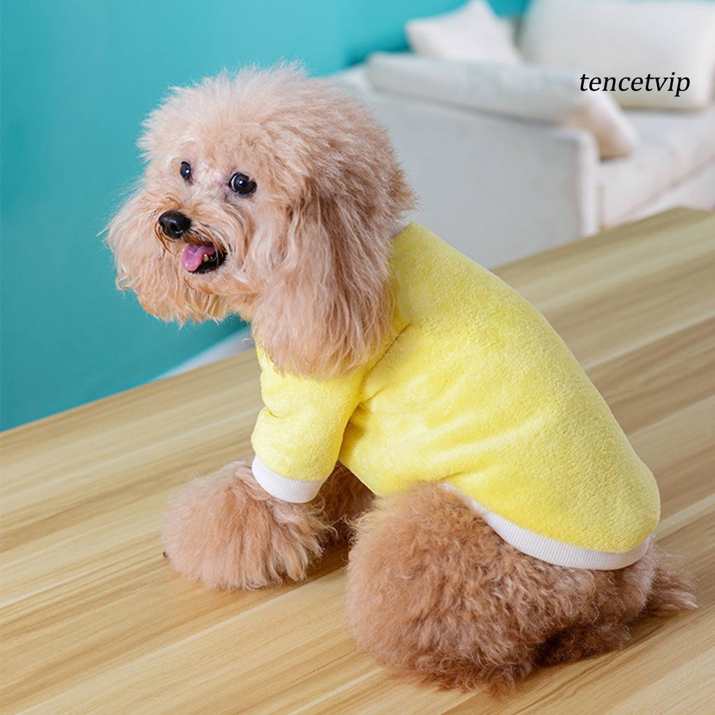 Áo sweater cho thú cưng cổ tròn giữ ấm dễ thương