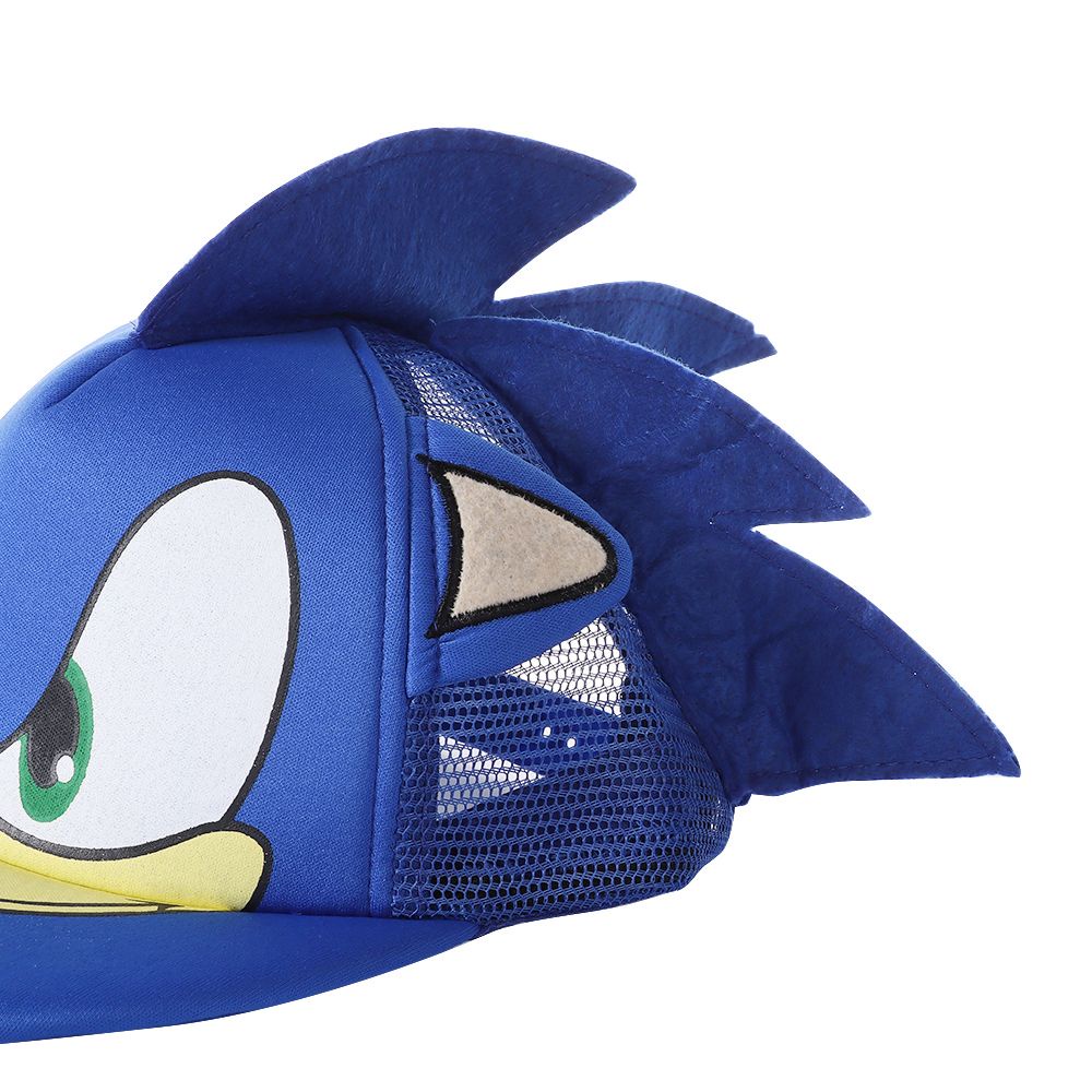 Mũ Lưỡi Trai Phối Lưới Họa Tiết Nhím Sonic Dễ Thương Thời Trang Mùa Hè