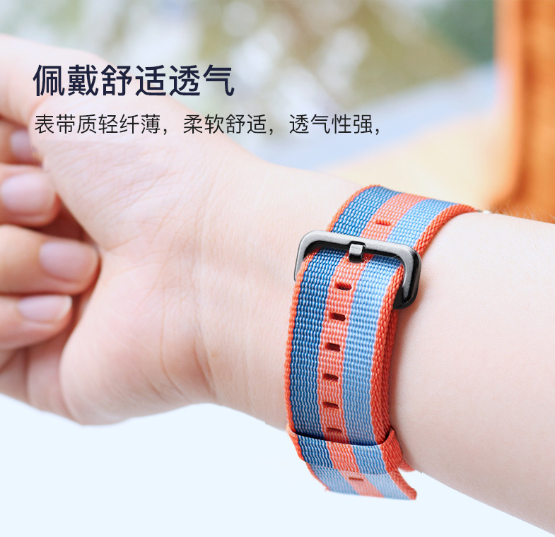 Dây Đeo Sợi Nylon Cho Đồng Hồ Thông Minh Garmin Forerunner 645 645M 245 245M / Venu Sq / Vivoactive 3 Phong Cách