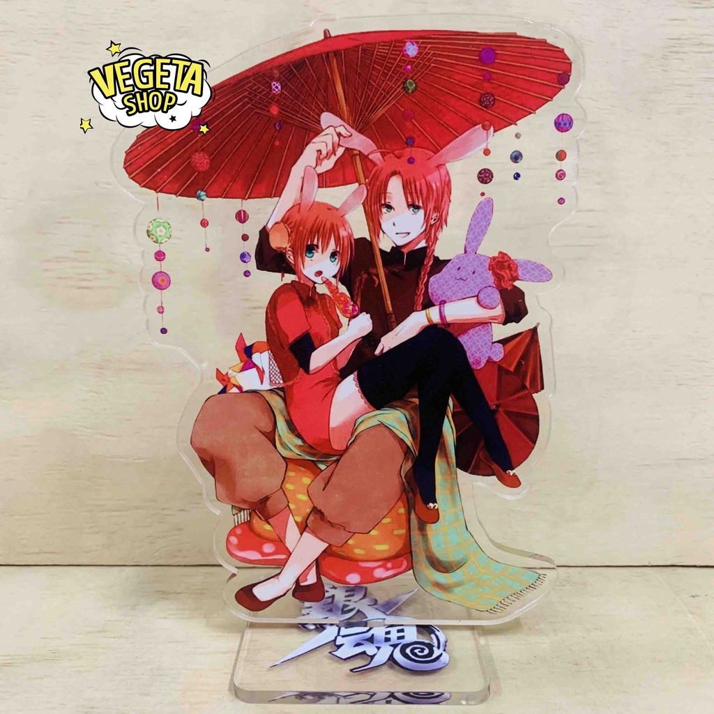 Mô Hình Tượng Standee Acrylic Mica 2 mặt - Gintama - Gintoki Shinpaᴄhi Kagura Otae Yamaᴢaki Kamui Katѕura Kondo Takaѕugi