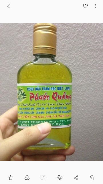 DẦU TRÀM PHƯỚC QUẢNG LOẠI ĐẶC BIỆT