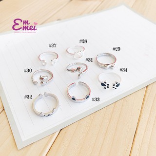 Nhập WAFANPCS Giảm 5% Cho Đơn Từ 100K Nhẫn bạc 925 nhẫn bạc pha thời trang ring 12