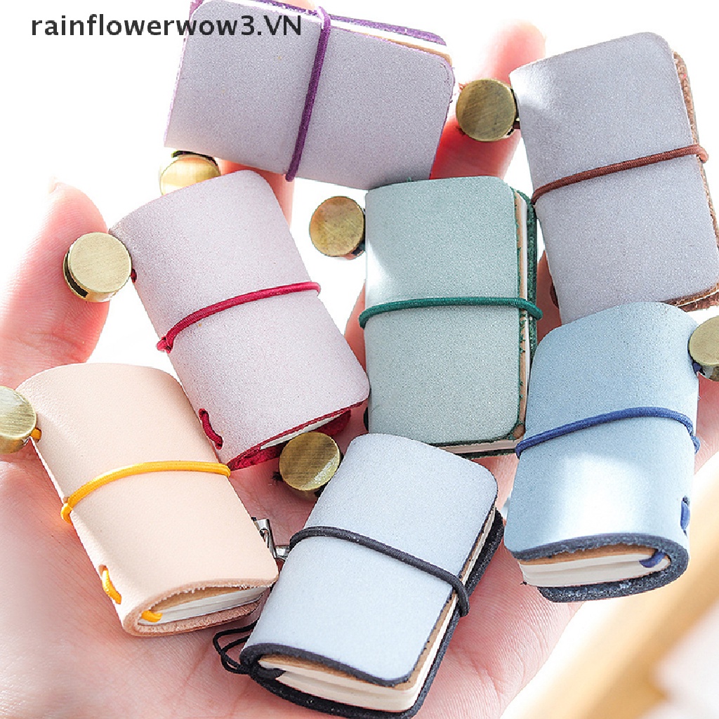 Sổ Ghi Chú Mini 4.6 * 2.8cm Có Móc Khóa Tiện Dụng
