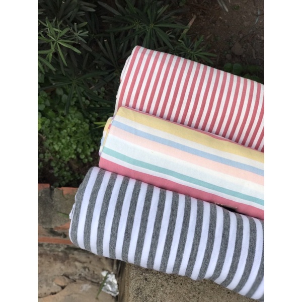 Vải thun cotton khô 2chiều chất vừa cho mẹ và bé