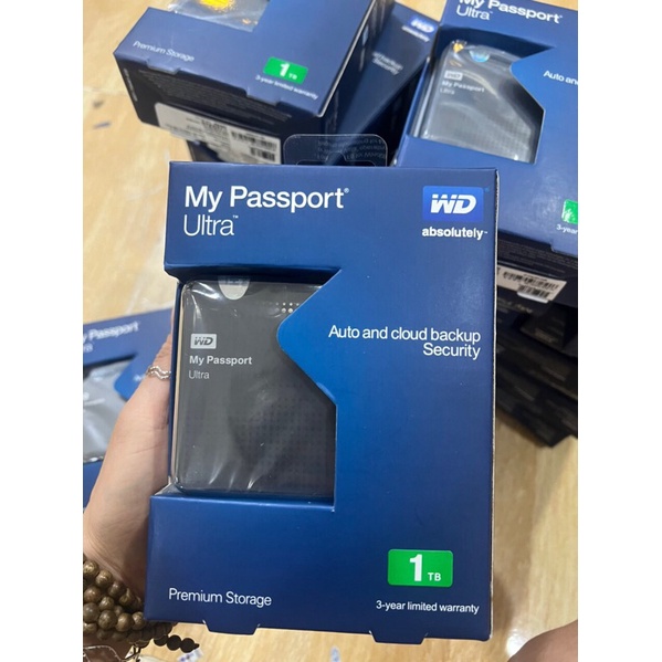 Ổ cứng di động 1Tb WD My Passport Ultra Usb 3.0 Tặng túi bảo vệ