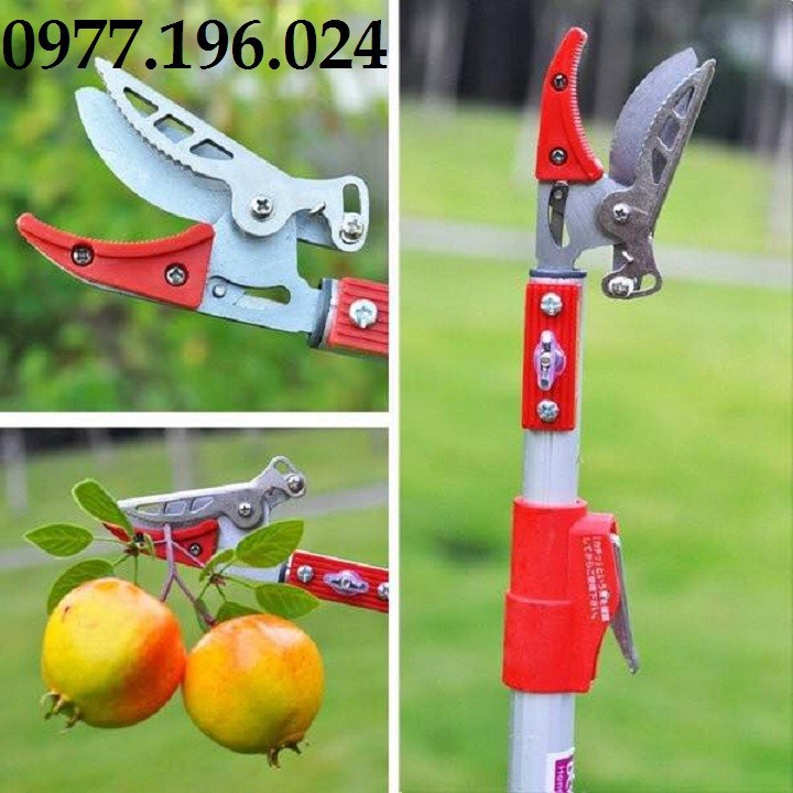 Kéo cắt cành trên cao hợp kim nhôm cao cấp , lưỡi cắt Nhật bản