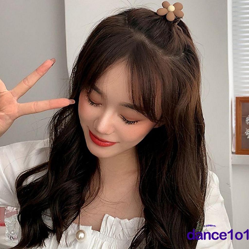 Dây buộc tóc trang trí mặt hình hoa dễ thương dành cho nữ