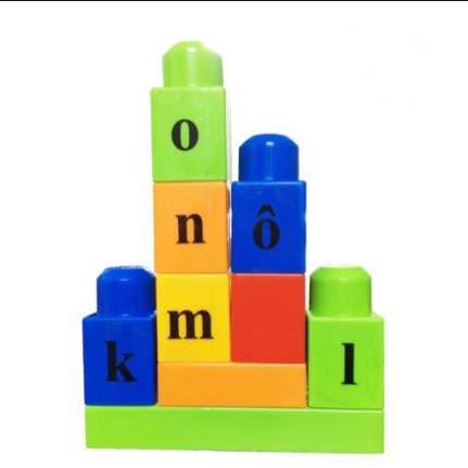 Bộ Đồ Chơi Xếp Hình Thông Minh Công Trình VIJAGO Việt Nam - Có Túi Đựng Tiện Lợi