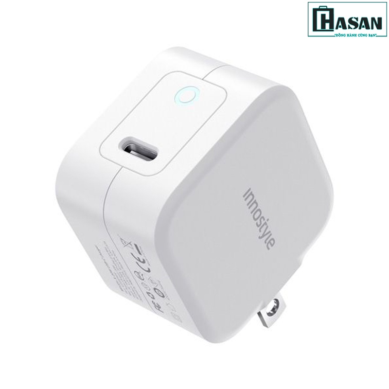 Sạc nhanh Innostyle Minigo III USB-C PD 20W-IC20PDWHI