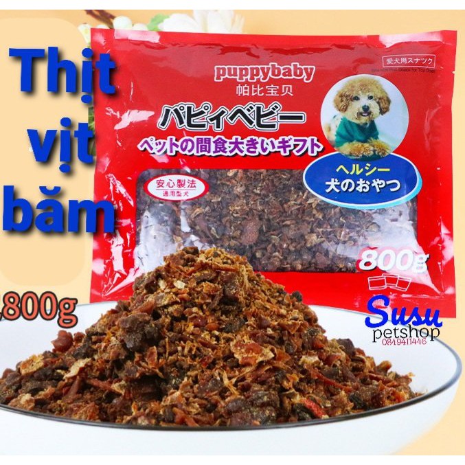 Vịt băm nhỏ cho cún (Túi chiết lẻ 100gr)