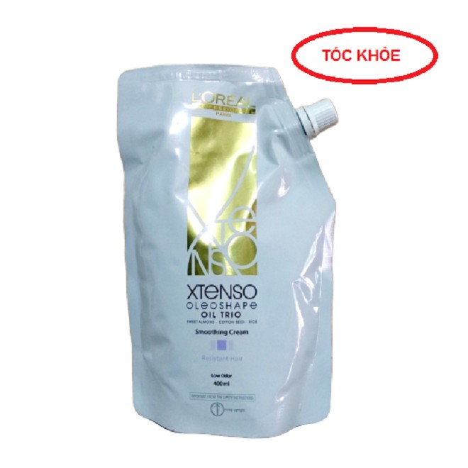 Thuốc Uốn Tóc, Duỗi Tóc, Dập Uốn, Dập Kem Loreal X-Tenso - 400ml