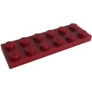 Gạch lẻ LEGO chính hãng Plate 2 x 6 (3795)