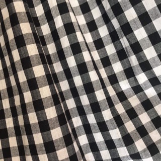 Đầm sơ mi thắt eo caro - DOFFY DRESS