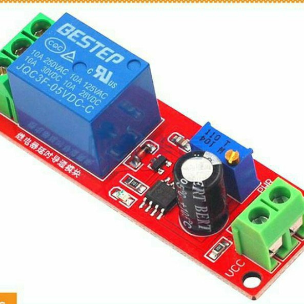 Mạch tạo thời gian trễ đóng ngắt relay NE555 - 3E1