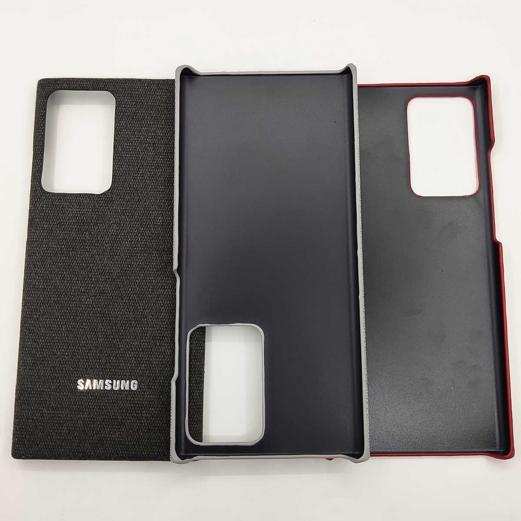 Ốp Điện Thoại Vải Canvas Phối Da Cho Samsung Galaxy Note 20 Ultra S21 Ultra Plus Note20 Note 20 Note 20