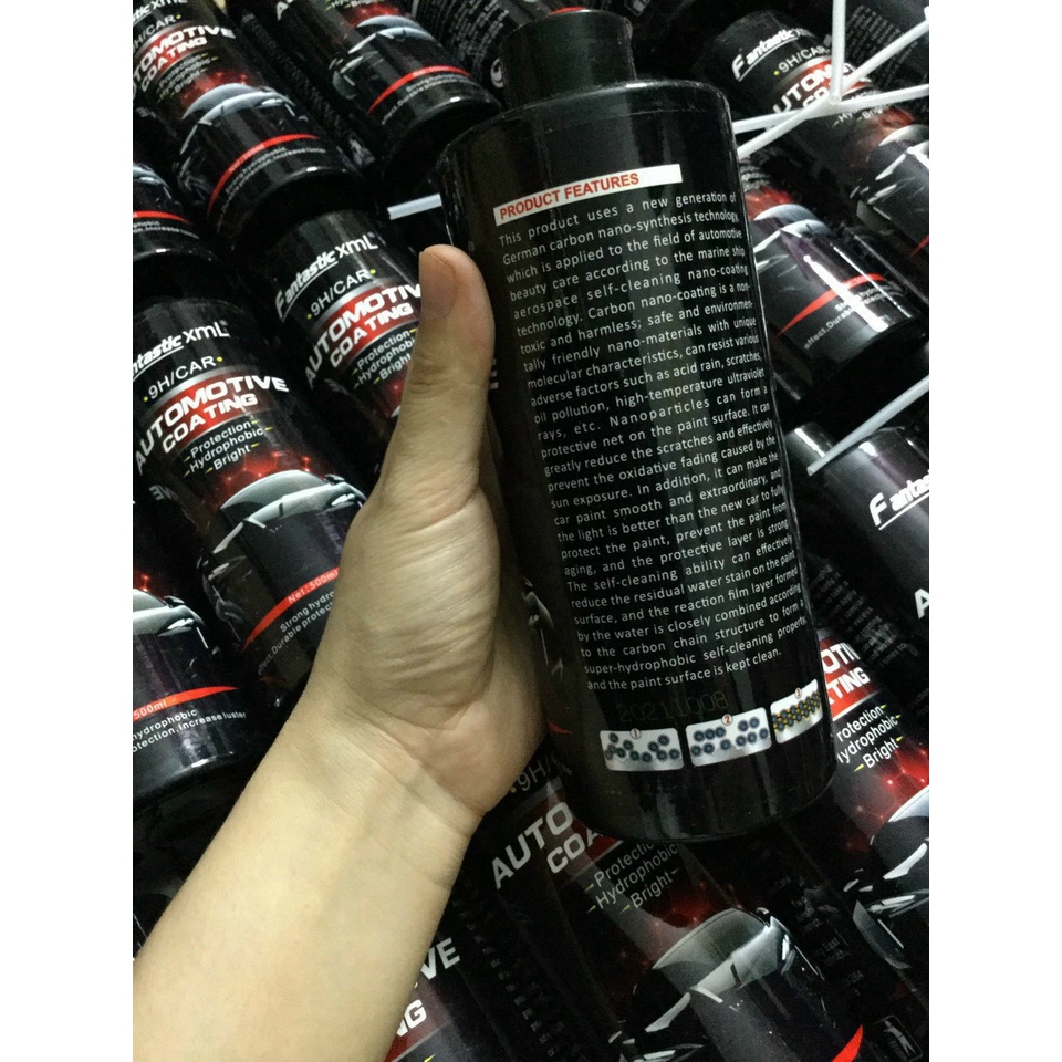 Chai xịt AUTOMOTIVE COATING FANTASTICXML - Nano Xịt Kính Chống Bám Nước Mưa Hiệu Quả - Dung Tích 500ml