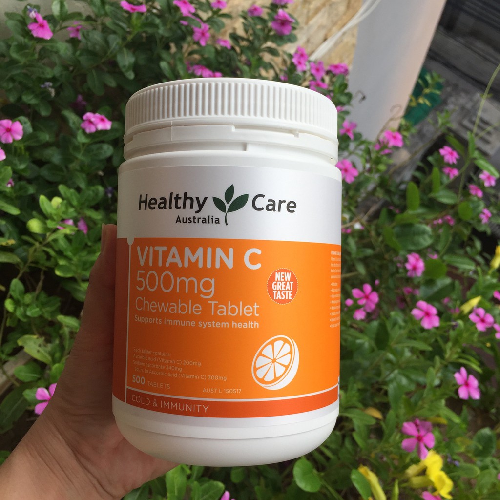 VIÊN UỐNG VITAMIN C 500MG HEALTHY CARE 500 VIÊN (ÚC) | BigBuy360 - bigbuy360.vn