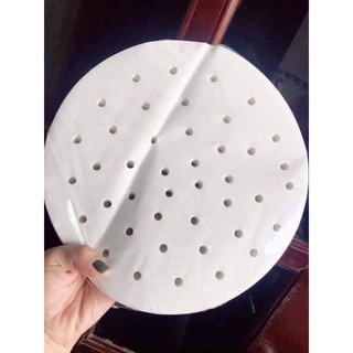 GIẤY NẾN ĐỤC LỖ - Dùng cho nồi chiên không dầu- set 400 tờ -size 20