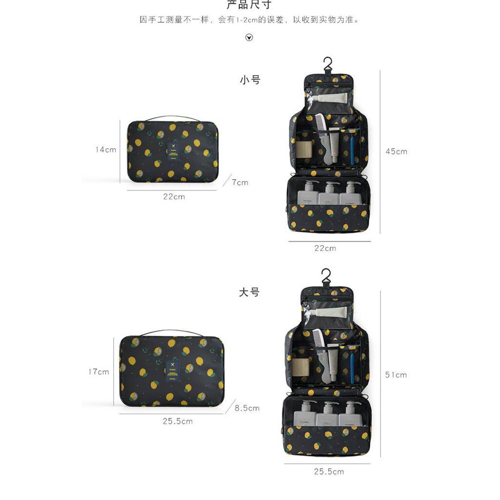 Toilet bag hook, multi-function portable storage bag, large capacity can hang folding bag.