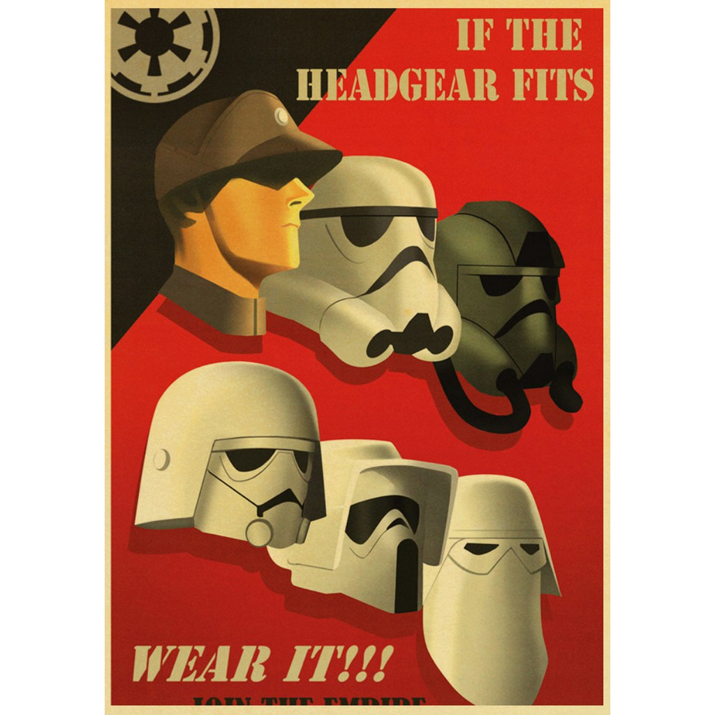 Poster Phim Star Wars Darth Vader Dán Tường Trang Trí