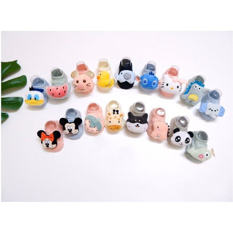 Tất/vớ hài chống trượt 3d hình thú cho bé _ 11kg