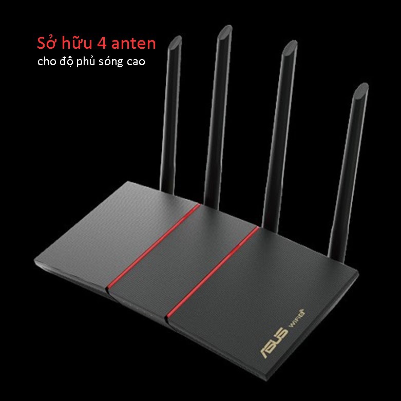 Bộ phát wifi Router Asus RT-AX55/ AX56 WiFi 6 , Dual Band, hỗ trợ Mesh Wifi